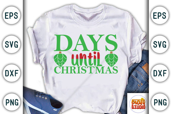 Christmas Quote Design: Days Until Christmas Graphics