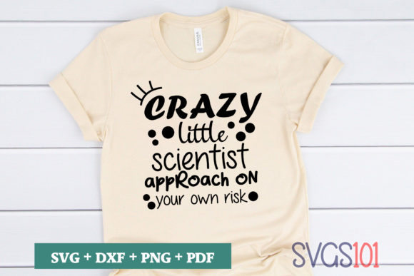 Crazy Little Scientist Graphics & T-Shirt Designs