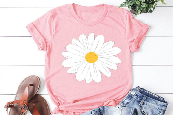 Daisy Flower Graphics for T-Shirt Designs