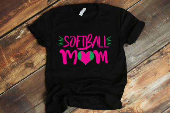 Funny Quotes Softball Mom Graphics & T-Shirt Designs