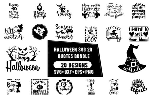 Halloween 20 Quotes Bundle