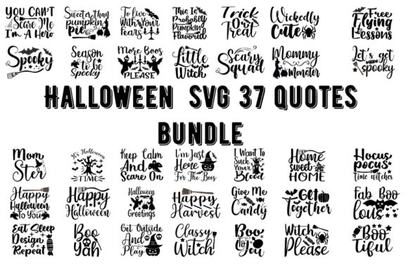 Halloween 37 Quotes Bundle