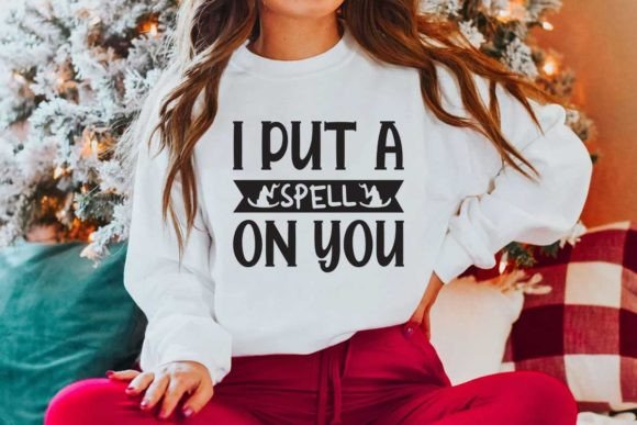 Halloween Quote Design: I Put a Spell on You — Graphics & T-Shirt Designs